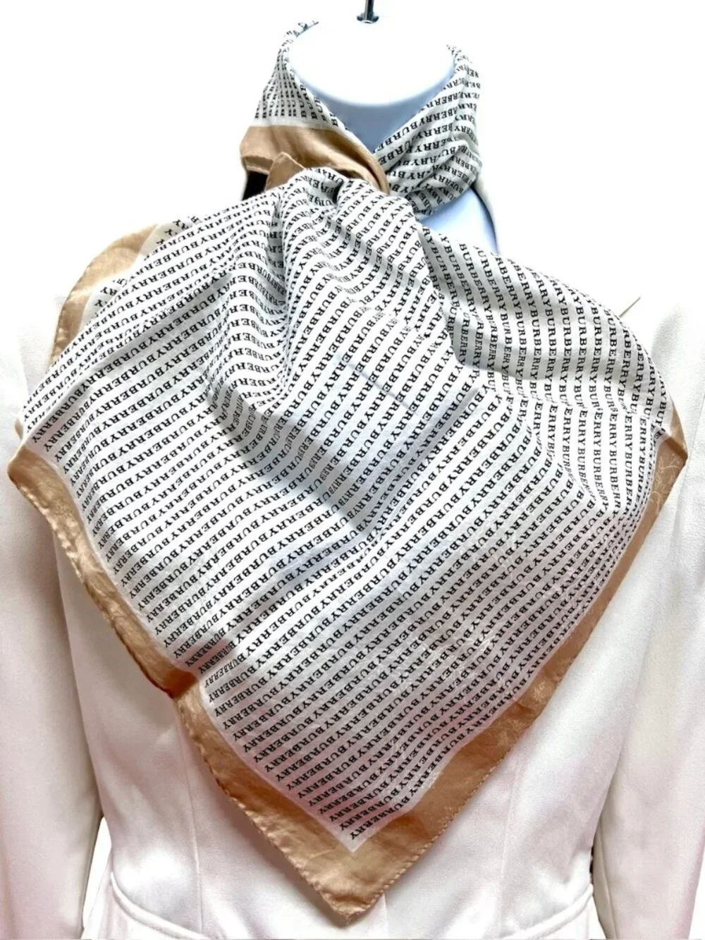 Burberry Neck-Kerchief cotton & Silk 22.5